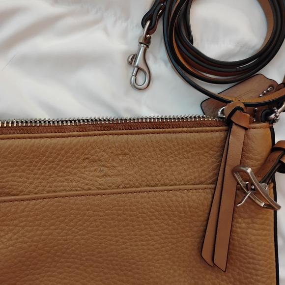 Coach Tan Leather Crossbody Bag - Picture 4 of 5